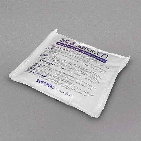 ScaleKleen 7 oz Scale Remover Packet – High Efficiency Cleaning Solution by Bluestreamfilters – For Use with Everpure EV9798-33 and Similar Foodservice Filtration Systems 2 pack