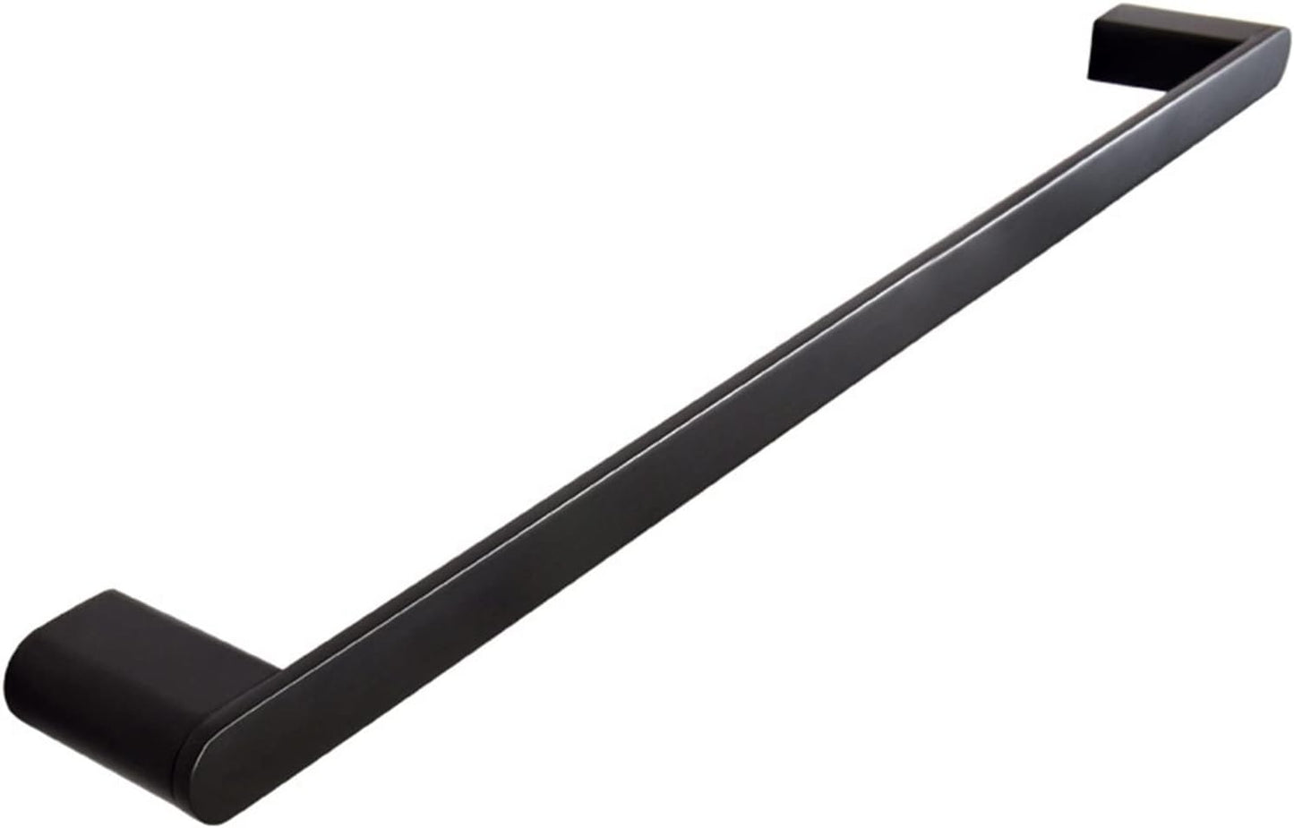Black Towel Bar – 1 Piece Set, 304 Stainless Steel Wall-Mounted Bathroom Rack
