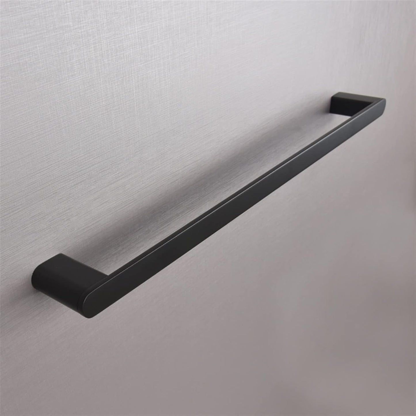 Black Towel Bar – 1 Piece Set, 304 Stainless Steel Wall-Mounted Bathroom Rack