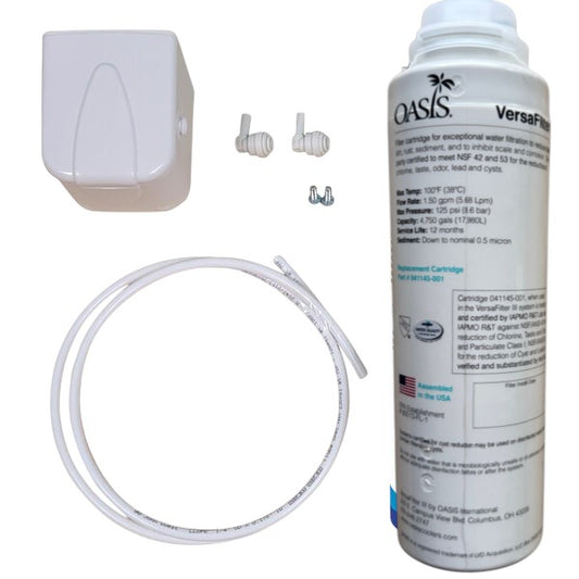 High Efficiency Water Filtration System Compatible with OASIS 041145-001 VersaFilter III, 0.5 Micron, 1.5 GPM, 4,750 Gallon Capacity, Replacement Filter for VersaFiller, VersaCooler II & RADII Bottle Fillers