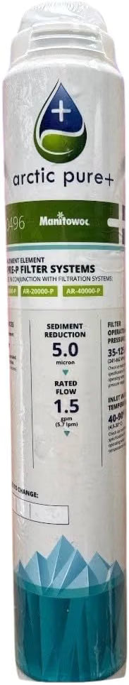 Manitowoc Arctic Pure Plus AR-PREP K00536 K00496 5 Micron Filter Cartridge