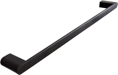 Black Towel Bar – 1 Piece Set, 304 Stainless Steel Wall-Mounted Bathroom Rack