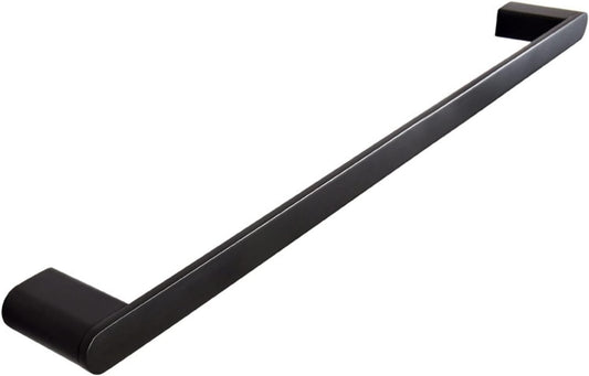 Black Towel Bar – 1 Piece Set, 304 Stainless Steel Wall-Mounted Bathroom Rack
