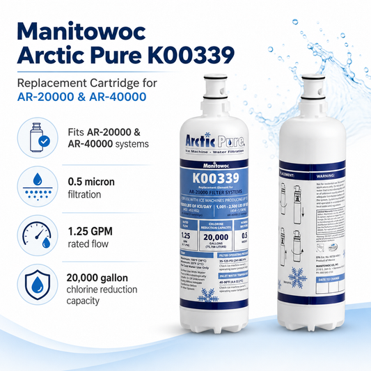 Manitowoc K-00339 Arctic Pure Water Filter Cartridge for AR-20000 & AR-40000