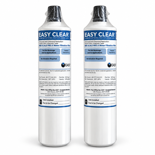 2 Pack Water Filter Cartridges Compatible with BUNN WEQ-SCALE-PRO.X 56000.0120