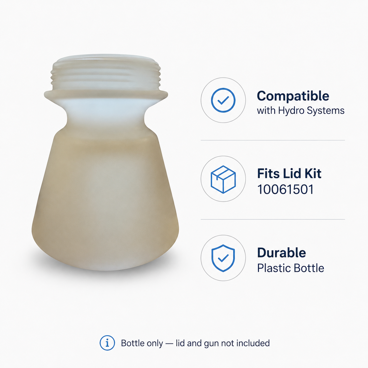 32 oz Foamer Bottle Chemical Reservoir Compatible with Hydro Systems Foaming Kit