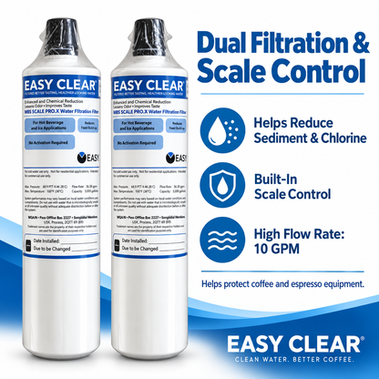 2 Pack Water Filter Cartridges Compatible with BUNN WEQ-SCALE-PRO.X 56000.0120
