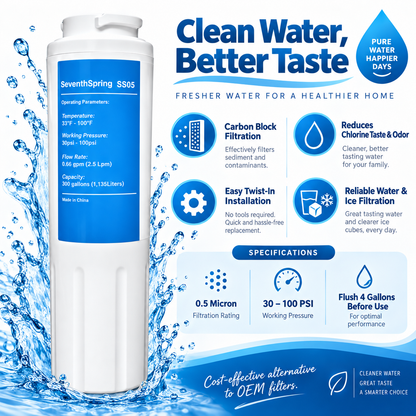 ERP SS05 Refrigerator Water Filter – Compatible with Whirlpool EDR4RXD1 Filter 4