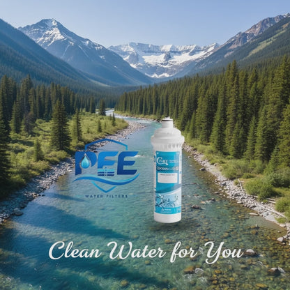 C Pure Oceanloch+ M Water Filter Cartridge  – 1 Micron, 1.67 GPM – Compatible with Everpure H-300+M, H-300, H-200 – Made in USA – Blue Stream Filters