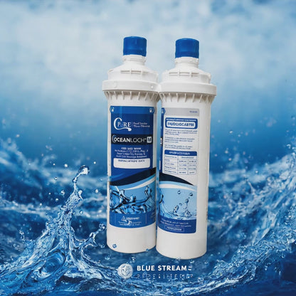 C Pure Oceanloch+ M Water Filter Cartridge 2 Pack 1 Micron 1.67 GPM Made in USA